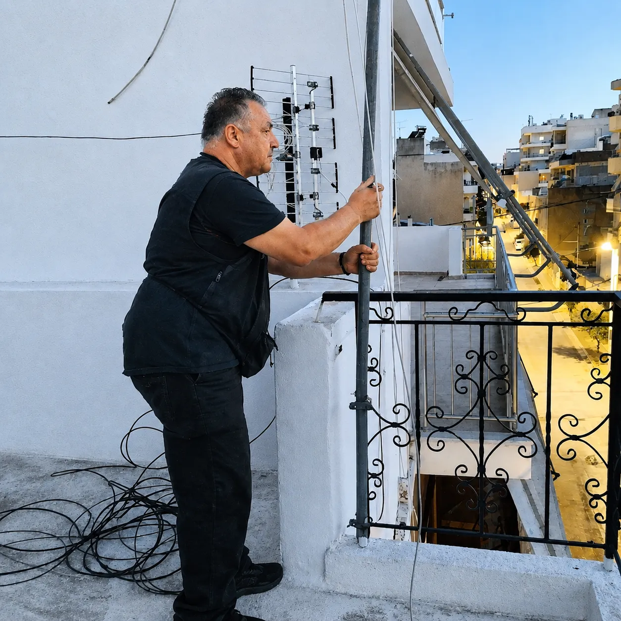 εγκατασταση κεραιας τηλεορασης